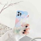 For iPhone 12 mini Shockproof Pattern TPU Protective Case (Colorful Oil Painting Flowers) - 1