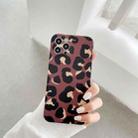 For iPhone 12 mini Shockproof Pattern TPU Protective Case (Brown Leopard) - 1