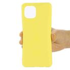 For Xiaomi Mi 11 5G Pure Color Liquid Silicone Shockproof Full Coverage Case(Yellow) - 3