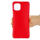 For Xiaomi Mi 11 5G Pure Color Liquid Silicone Shockproof Full Coverage Case(Red) - 3