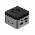 GMK NucBox Windows 10 System Mini PC, Intel Celeron J4125 Quad Core 64bit 14nm 2GHz-2.7GHz, Support WiFi & Bluetooth & RJ45, 8GB+128GB, UK Plug - 1