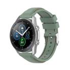 For Samsung Galaxy Watch 3 45mm / Gear S3 22mm Silicone Watch Band(Light Green) - 1