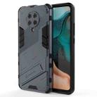 For Xiaomi Redmi K30 Pro Punk Armor 2 in 1 PC + TPU Shockproof Case with Invisible Holder(Grey) - 1