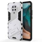 For Xiaomi Redmi K30 Pro Punk Armor 2 in 1 PC + TPU Shockproof Case with Invisible Holder(White) - 1