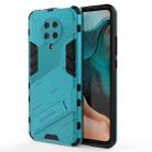 For Xiaomi Redmi K30 Pro Punk Armor 2 in 1 PC + TPU Shockproof Case with Invisible Holder(Blue) - 1