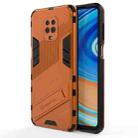 For Xiaomi Redmi Note 9 Pro Max Punk Armor 2 in 1 PC + TPU Shockproof Case with Invisible Holder (Orange) - 1