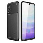 For vivo S9 Carbon Fiber Texture Shockproof TPU Case(Black) - 1