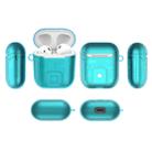 For Apple AirPods 1 PC + TPU Mars Translucent Armor Textured Earphone Protective Case with Anti-lost Buckle, Support Wireless Charging(Mint Green) - 4