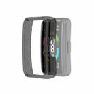 For Huawei Honor Band 6 Half Coverage PC Protective Case(Transparent Black) - 1