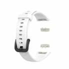 For Huawei Honor Band 6 TPU Watch Band, Size: One Size(White) - 1