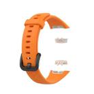 For Huawei Honor Band 6 TPU Watch Band, Size: One Size(Orange) - 1