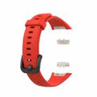 For Huawei Honor Band 6 TPU Watch Band, Size: One Size(Red) - 1