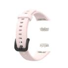 For Huawei Honor Band 6 TPU Watch Band, Size: One Size(Light Pink) - 1