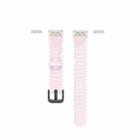 For Huawei Honor Band 6 TPU Watch Band, Size: One Size(Light Pink) - 2