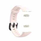 For Huawei Honor Band 6 TPU Watch Band, Size: One Size(Light Pink) - 3