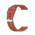 For Amazfit GTR 2e / GTR 2 22mm Silicone Watch Band with Silver Buckle(Cabernet Orange) - 1