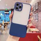 Candy Color Shockproof TPU Case For iPhone 12 Pro Max(Dark Blue) - 1