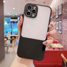 Candy Color Shockproof TPU Case For iPhone 12(Black) - 1