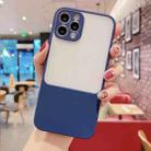 Candy Color Shockproof TPU Case For iPhone 12(Dark Blue) - 1