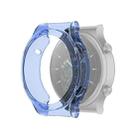 For Huawei Watch GT 2 Pro / GT 2 ECG Half Coverage Hollowed TPU Protective Case(Transparent Blue) - 1