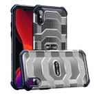 For iPhone X / XS wlons Explorer Series PC + TPU Protective Case(Navy Blue) - 1