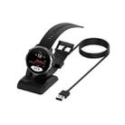 For Suunto 7 USB Vertical Magnetic Charger Holder with Data Function, Length: 1m(Black) - 6