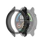 For Xiaomi Watch Color Sport Half Coverage Hollowed TPU Protective Case(Transparent Black) - 1