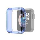 For Xiaomi Mi Watch Lite / Redmi Watch Half Coverage TPU Protective Case(Transparent Blue) - 1