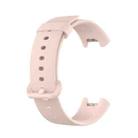 For Xiaomi Mi Watch Lite / Redmi Watch Silicone Watch Band, Size: One Size(Light Pink) - 1