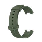 For Xiaomi Mi Watch Lite / Redmi Watch Silicone Watch Band, Size: One Size(Dark Green) - 1