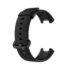 For Xiaomi Mi Watch Lite / Redmi Watch Silicone Watch Band, Size: One Size(Black) - 1