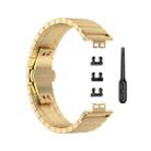 For Huawei Watch Fit Stainless Steel Watch Band(Gold) - 1