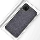 For Samsung Galaxy A42 5G Shockproof Cloth Texture PC + TPU Protective Case(Grey) - 1