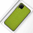 For Samsung Galaxy A42 5G Shockproof Cloth Texture PC + TPU Protective Case(Green) - 1