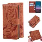 For Nokia 5.4 Tiger Embossing Pattern Horizontal Flip Leather Case with Holder & Card Slots & Wallet(Brown) - 1