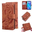 For UMIDIGI A7S Tiger Embossing Pattern Horizontal Flip Leather Case with Holder & Card Slots & Wallet(Brown) - 1