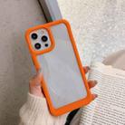 For iPhone 12 Pro Max Acrylic + TPU Shockproof Protective Case(Orange) - 1