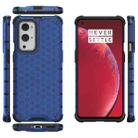 For  OnePlus 9 Pro Shockproof Honeycomb PC + TPU Case(Blue) - 1