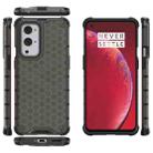 For  OnePlus 9 Pro Shockproof Honeycomb PC + TPU Case(Black) - 1