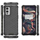 For  OnePlus 9 Shockproof Honeycomb PC + TPU Case(Black) - 1