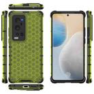 For  vivo X60 Pro+ 5G Shockproof Honeycomb PC + TPU Case(Green) - 1