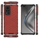 For  Honor View40 Shockproof Honeycomb PC + TPU Case(Red) - 1