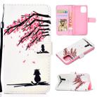 For iPhone 11 Colored Drawing Stitching Horizontal Flip Leather Case with Holder & Card Slots & Wallet(Cherry Tree) - 1