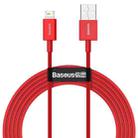 Baseus Superior Series CALYS-A09 2.4A USB to 8 Pin Interface Fast Charging Data Cable, Cable Length:1m(Red) - 1