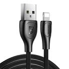 Remax RC-160i 2.1A 8 Pin Lesu Pro Series Charging Data Cable, Length: 1m (Black) - 1