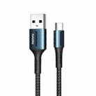 Remax RC-003a 2.4A Type-C / USB-C Barrett Series Charging Data Cable, Length: 1m(Black) - 1