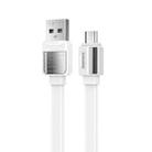 Remax RC-154m 2.4A Micro USB Platinum Pro Charging Data Cable, Length: 1m(White) - 1