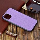 For iPhone 11 Shockproof Glitter Powder Paste Skin TPU Protective Case(Purple) - 1