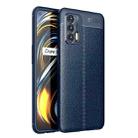 For OPPO Realme GT 5G Litchi Texture TPU Shockproof Case(Blue) - 1