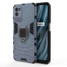 For OPPO Realme V11 5G Shockproof PC + TPU Protective Case with Magnetic Ring Holder(Navy Blue) - 1